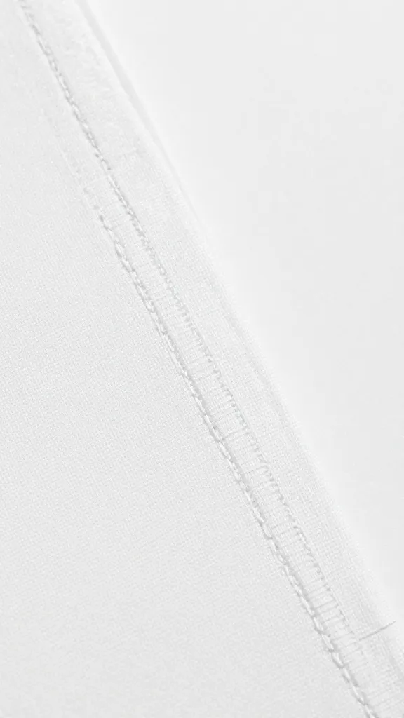 Closeup of overlock/serger edge finishing on woven fabric