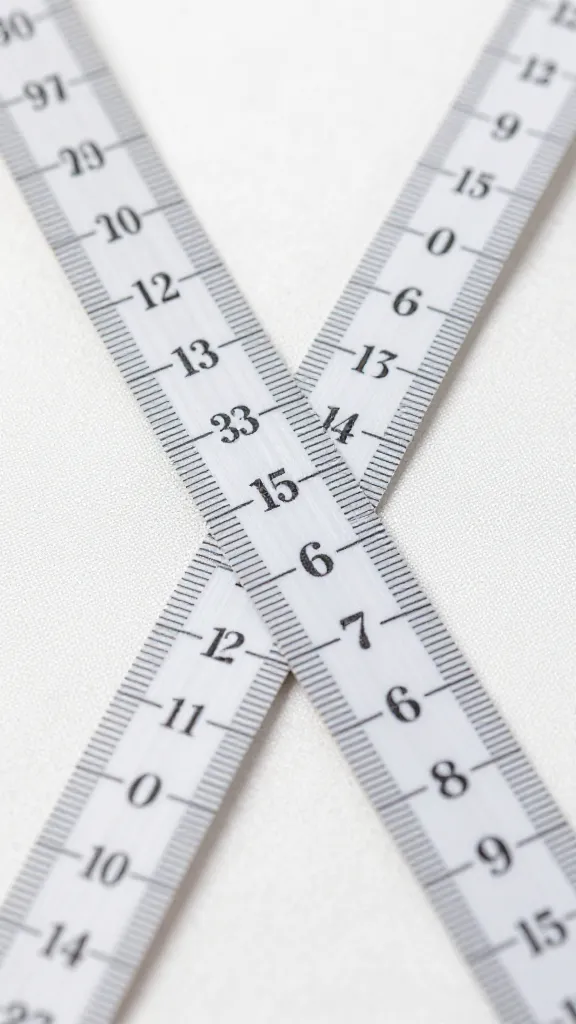 Closeup seam allowance ruler with fabric sample