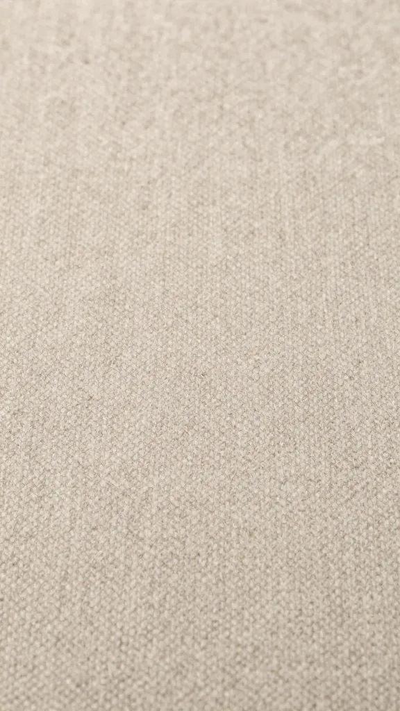 closeup of a textured natural wool swatch on neutral background