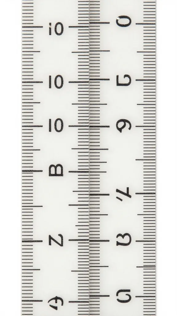 Closeup of a sewing gauge and clear ruler side by side